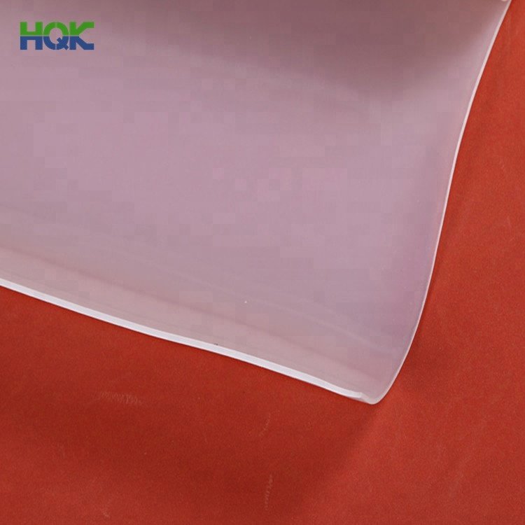 Heat Resistant Transparent Food Grade Silicone Rubber Sheet 500 x 500mm x 1mm