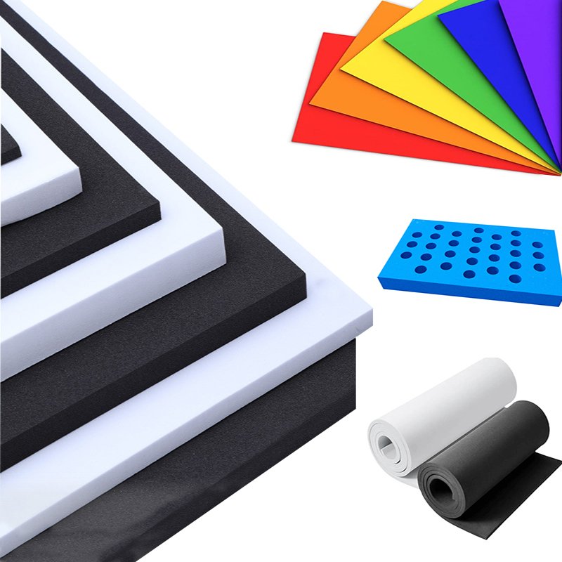 Foam Manufacturer Custom Wholesale High Density EVA Material Colorful EVA Foam Sheet 2mm 4mm 6mm Rubber Plastic EVA Foam