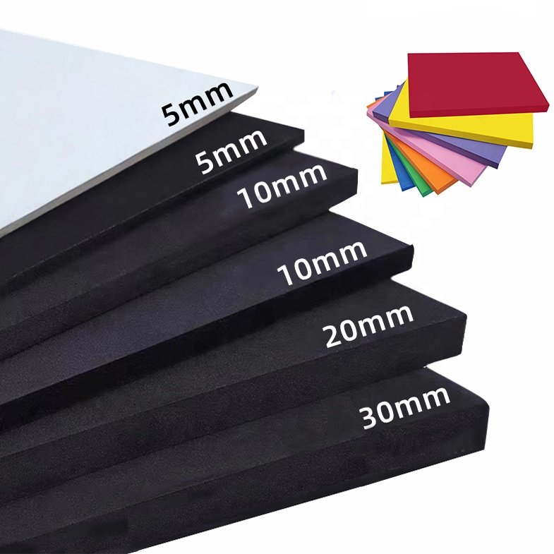 Foam Manufacturer Custom Wholesale High Density EVA Material Colorful EVA Foam Sheet 2mm 4mm 6mm Rubber Plastic EVA Foam