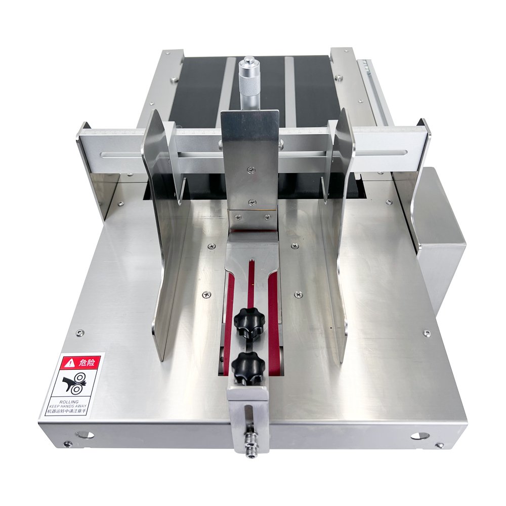 INCODE Mini Automatic Feeder Electric Metal 25cm Roll Cutter Paging Rubber Belt Conveyor Packaging Electric Metal Roll Machine