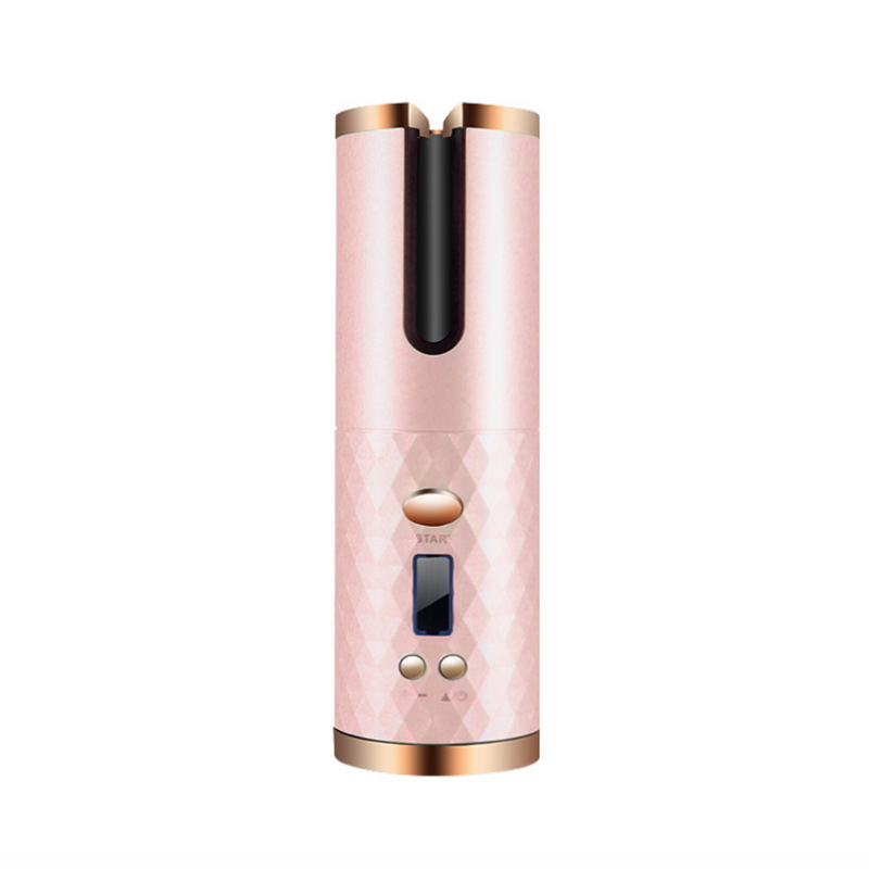 Professional Usb Rechargeable Auto Cordless Rotating Magic Hair Curling Portable Hair Curler