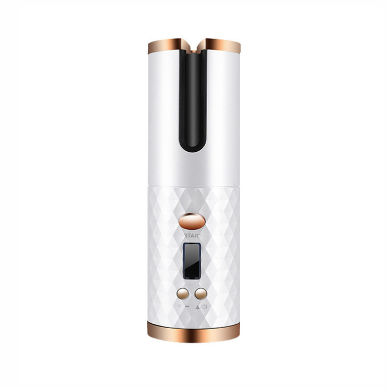 Professional Usb Rechargeable Auto Cordless Rotating Magic Hair Curling Portable Hair Curler