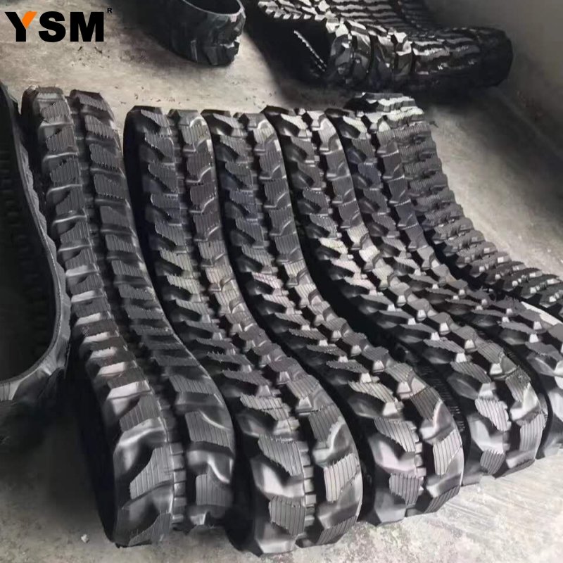 Oem Wholesale Excavator Parts Factory Price Undercarriage Chassis 420 X100X54 450X86X55 Excavator Rubber Track
