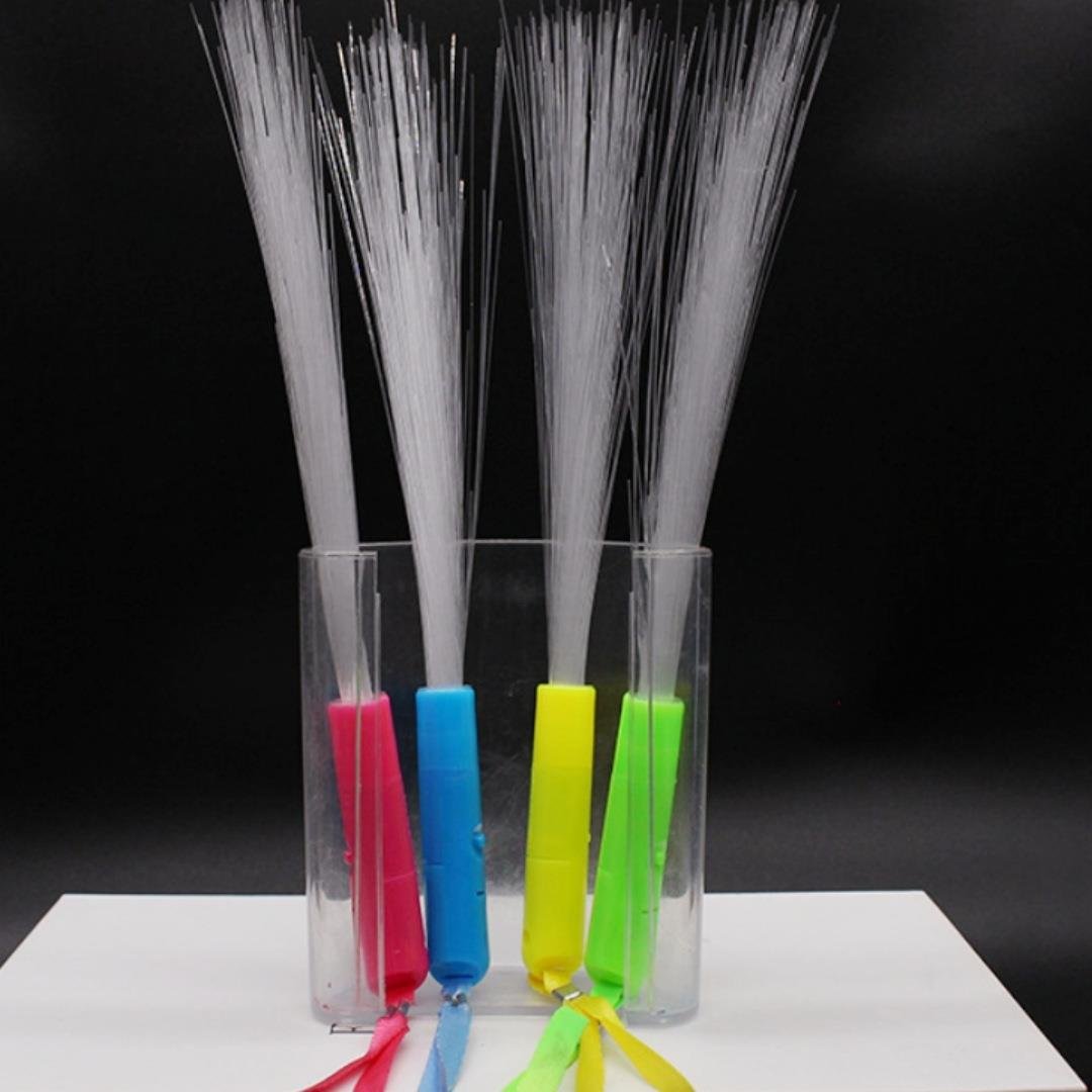 Wholesale New LED Glow Fiber Wand Stick Light up Wand Optic Wand Flashing Stick Flashing for Party Favors