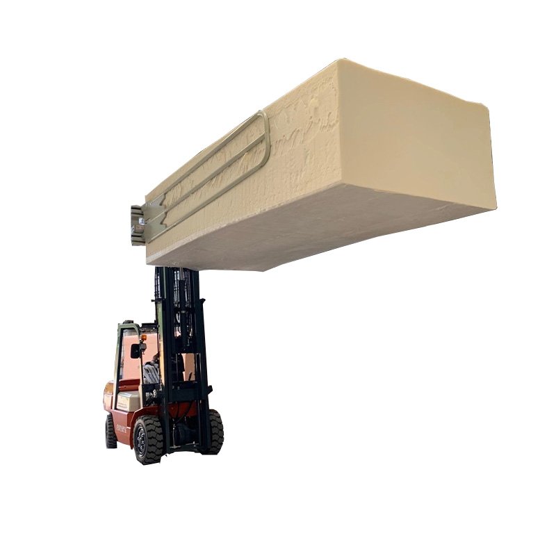 Long arm Fixture forklift accessories foam rubber clamps Suitable for large size carton
