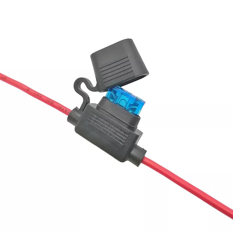 SAE 2pin Quick Disconnect Connector Cable 18AWG 16AWG Wire Harness 12V with Fuse battery charging power cable
