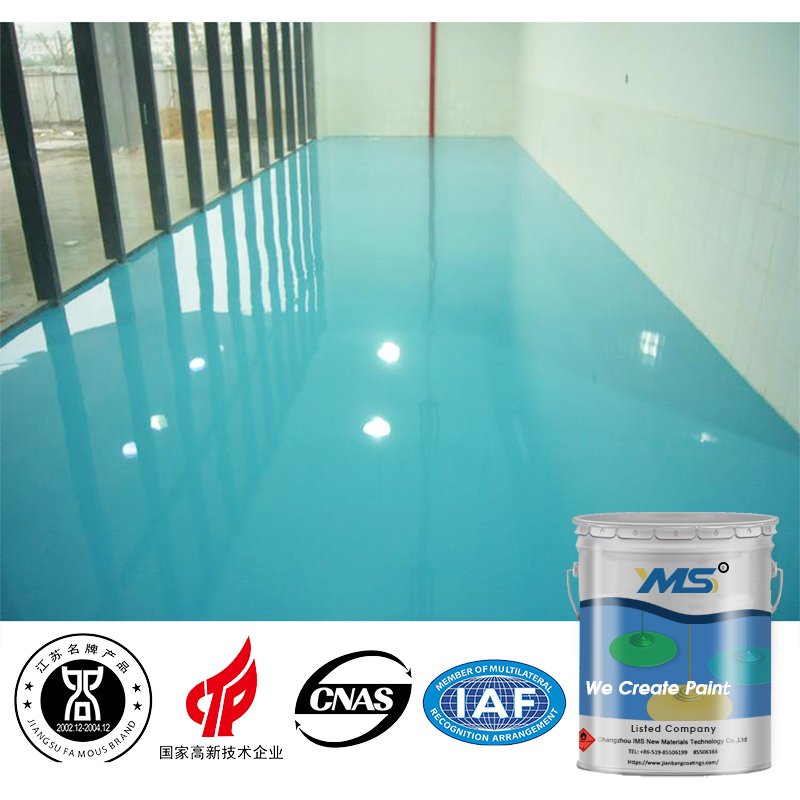 YMS Self-leveling Epoxy Floor Paint Spray Automotive 2k Car Paint 4:1 3kg 0.74m2/kg (1mm Dry Film Thickness) E-12 Epoxy Resin