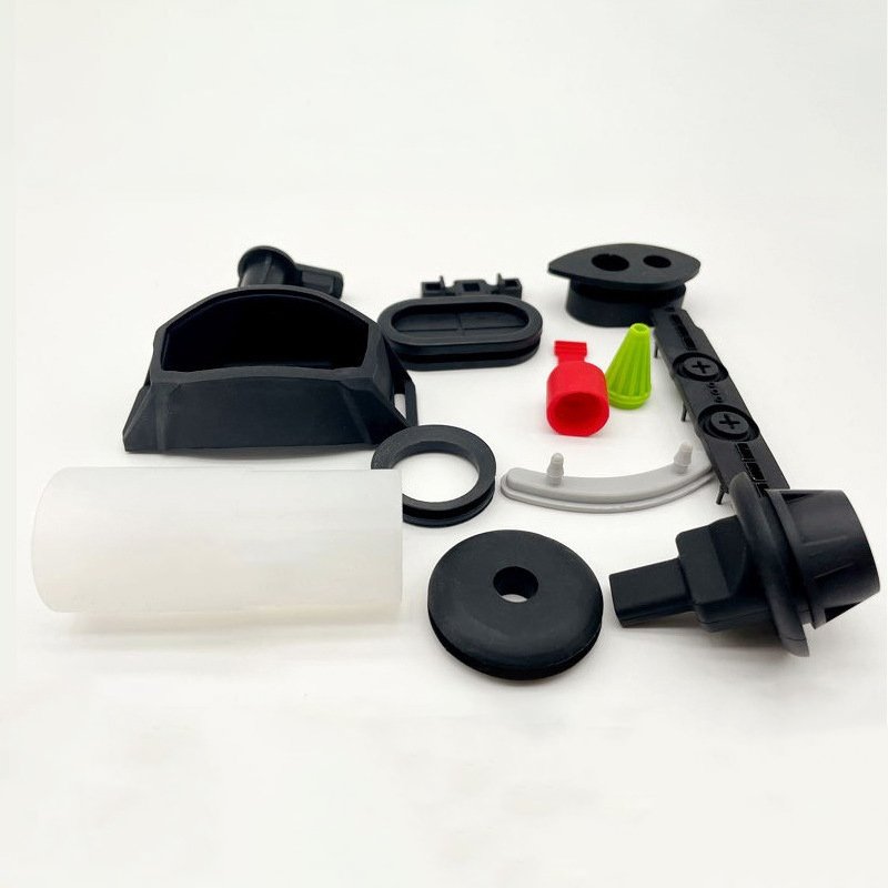Hot Manufacturer's Custom Nonstandard Silicone Rubber Parts Moulded Molded with Cutting Processing Service