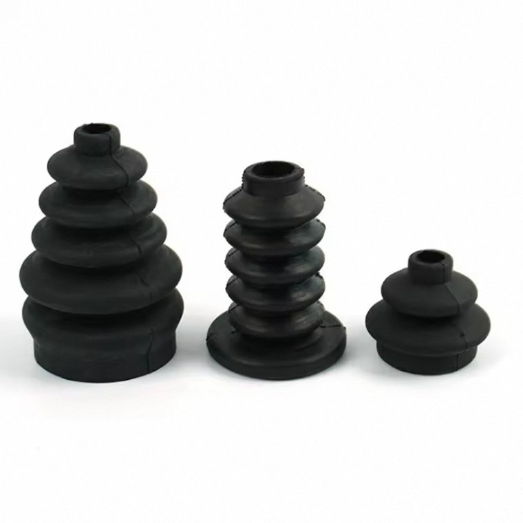 Manufacturing custom Automotive Car Use Silicone Rubber Bellows Boot Rubber Dust Boots Cylinder Rod Bellows