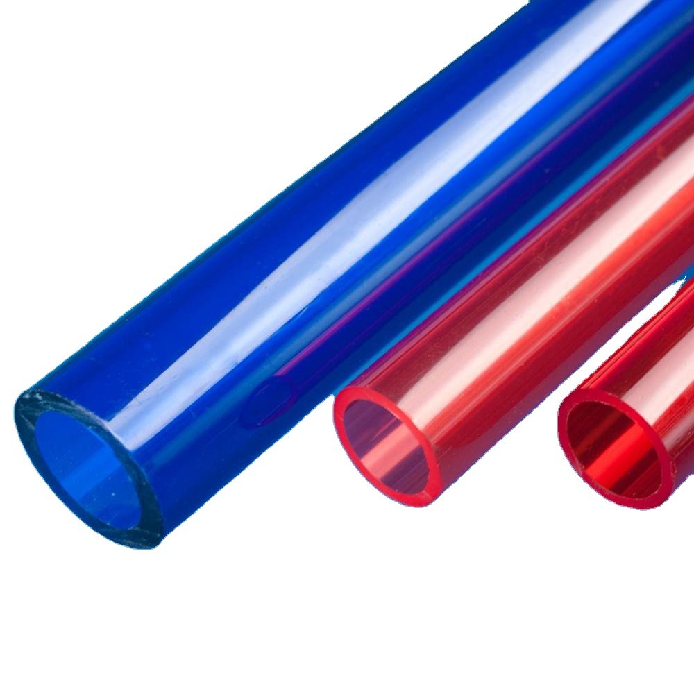 Colorful Cast Acrylic Rod and Tube Transparent Bubble Rectangle Acrylic Rod
