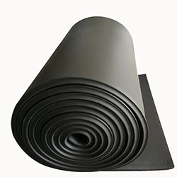 Heat release coefficient heat resistance foam sheet for HVAC application