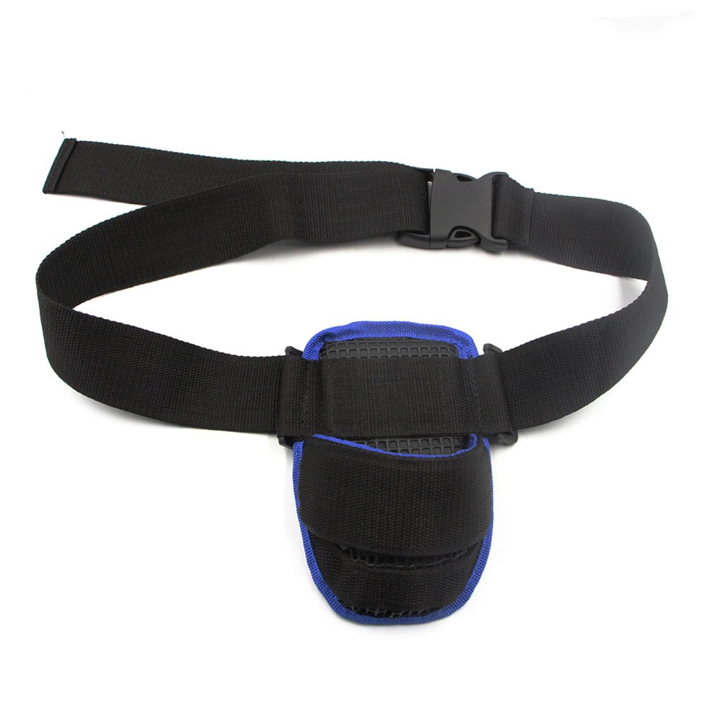 Light and portable EVA black and blue fishing fighting belt rod holder