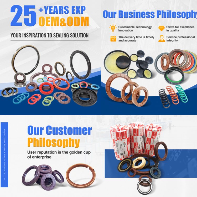 High Quality Wholesale TC skeleton NBR Oil Seal TC FKM Oil Seal 20*38*7 Rubber lip Oil Seal Made national manufacturers
