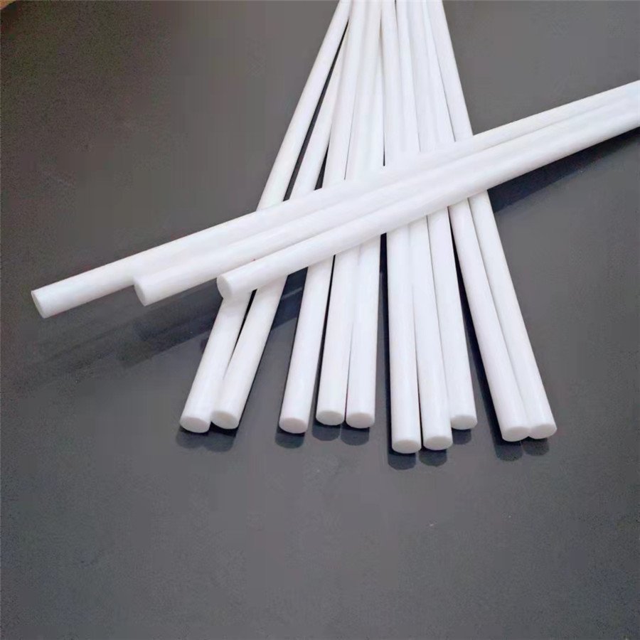 Extruded and molded te flon round bar Engineering Plastic White Color Bar Ptfe Rod