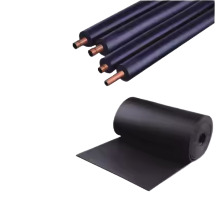 China Supplier soundproofing elastomeric nitrile rubber foam plastic thermal insulation sheet Rubber and plastic tube sheet