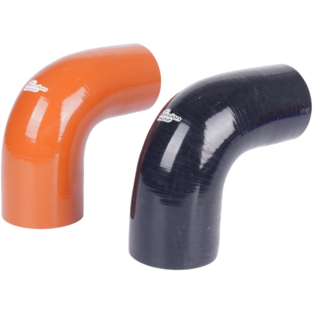 Polyester Reinforced 90 Degree Silicone Hose for High Strength Automotive Cooling