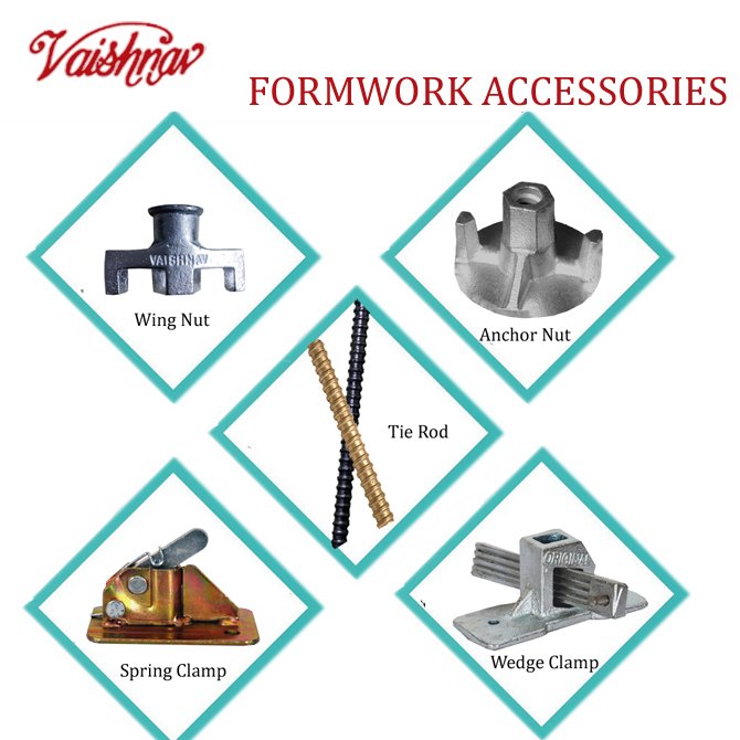 Industrial 15/17mm Tie Rod for Plastic Formwork Iron 90mm Anchor Nut Construction Accessories for Building Construction