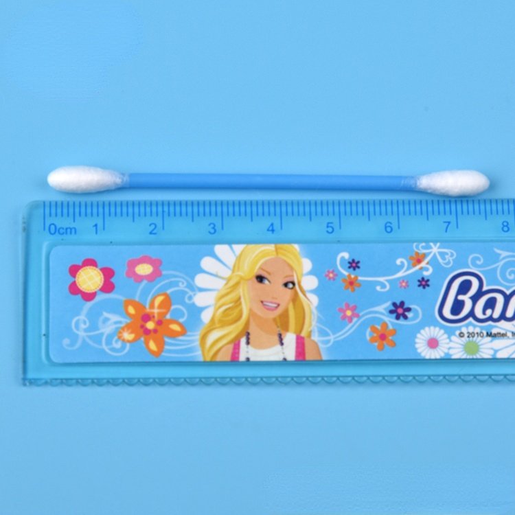Economical and practical disposable plastic rods and cotton swabs of medical grade that do not mold