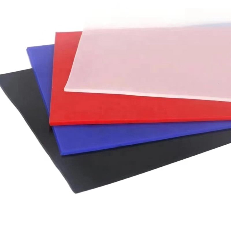Heat resistance 0.5mm 1mm blue transparent silicone mat