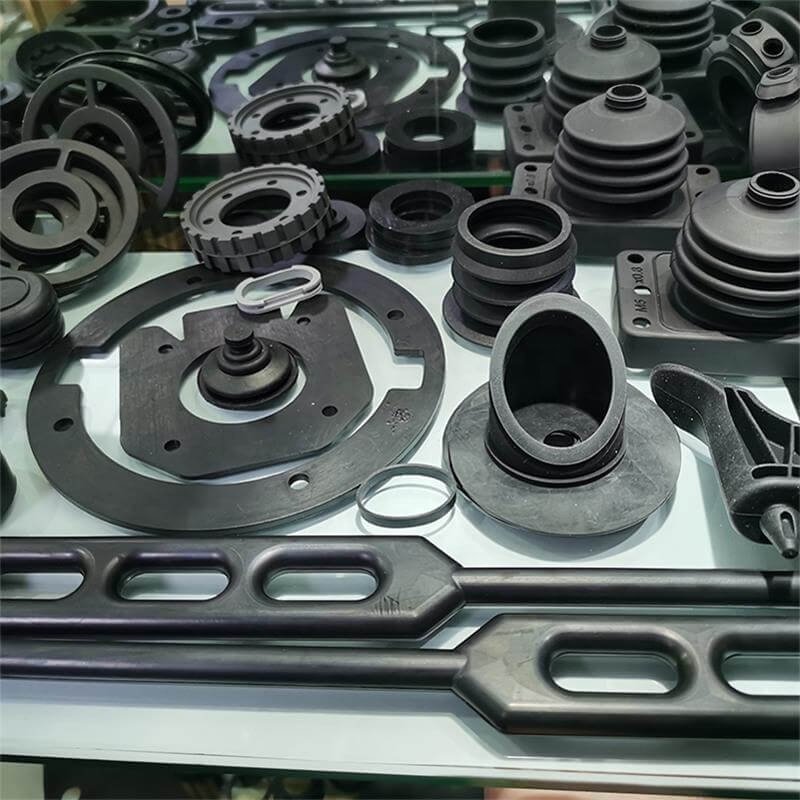 NBR EPDM FKM Neoprene Custom Molded Rubber Shapes Making Rubber Molding for Accessories
