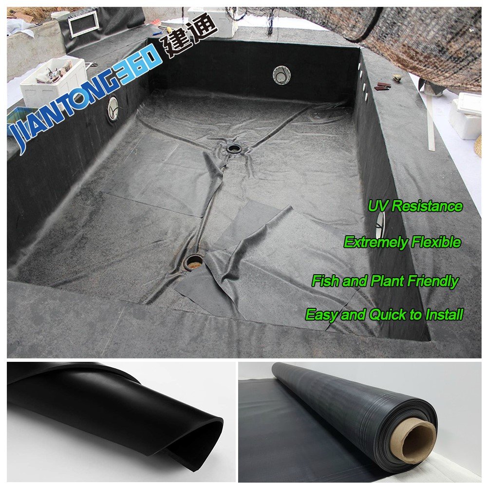 Customizable EPDM Geomembranes 2mm/5mm/10/mm/15mm Various Thickness Foam Sheet