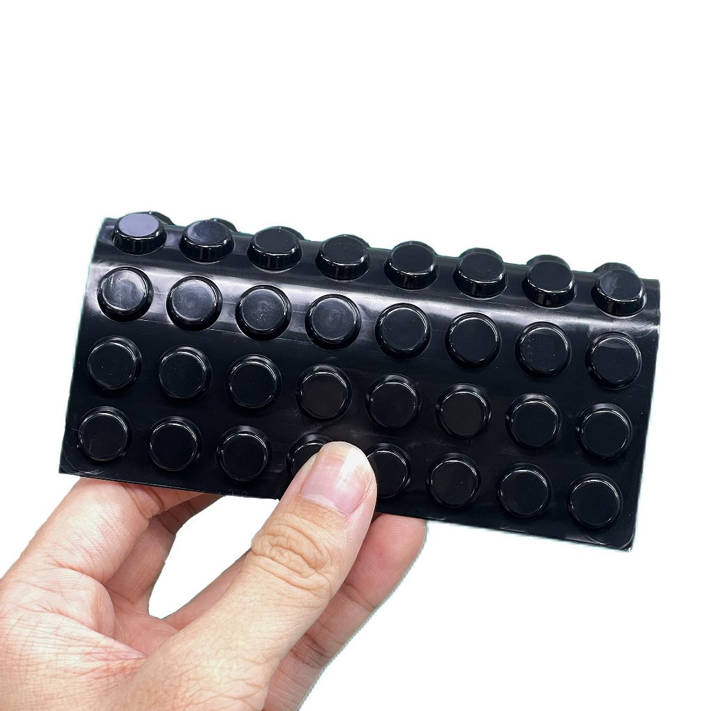 Hole rubber mat for ships Non-slip rubber snow mat with hole hollow rubber mat for shock absorption and aging resistance