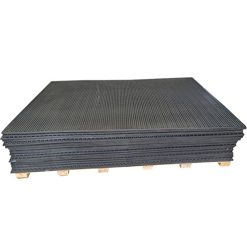 Hole rubber mat for ships Non-slip rubber snow mat with hole hollow rubber mat for shock absorption and aging resistance
