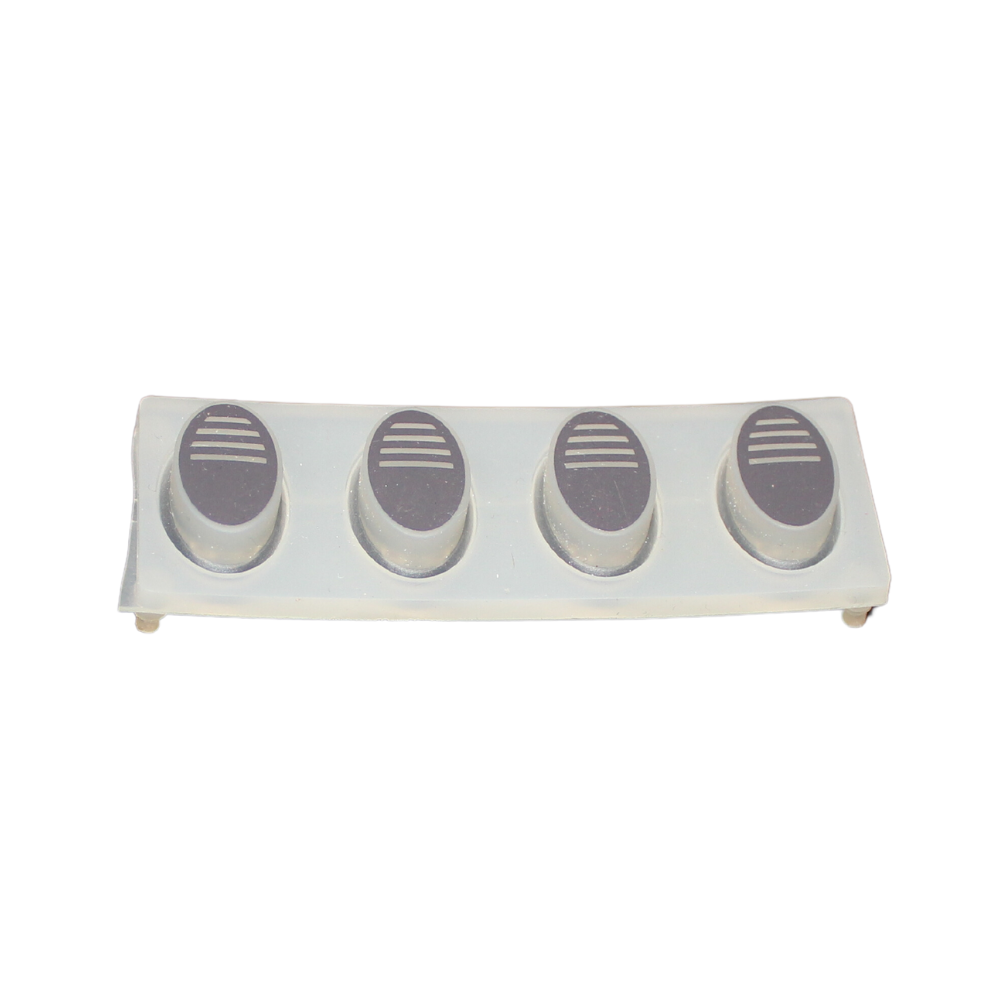 Black Cost-effective high temperature resistance electrical insulation flexible biocompatible Silicone Rubber Button Keypad