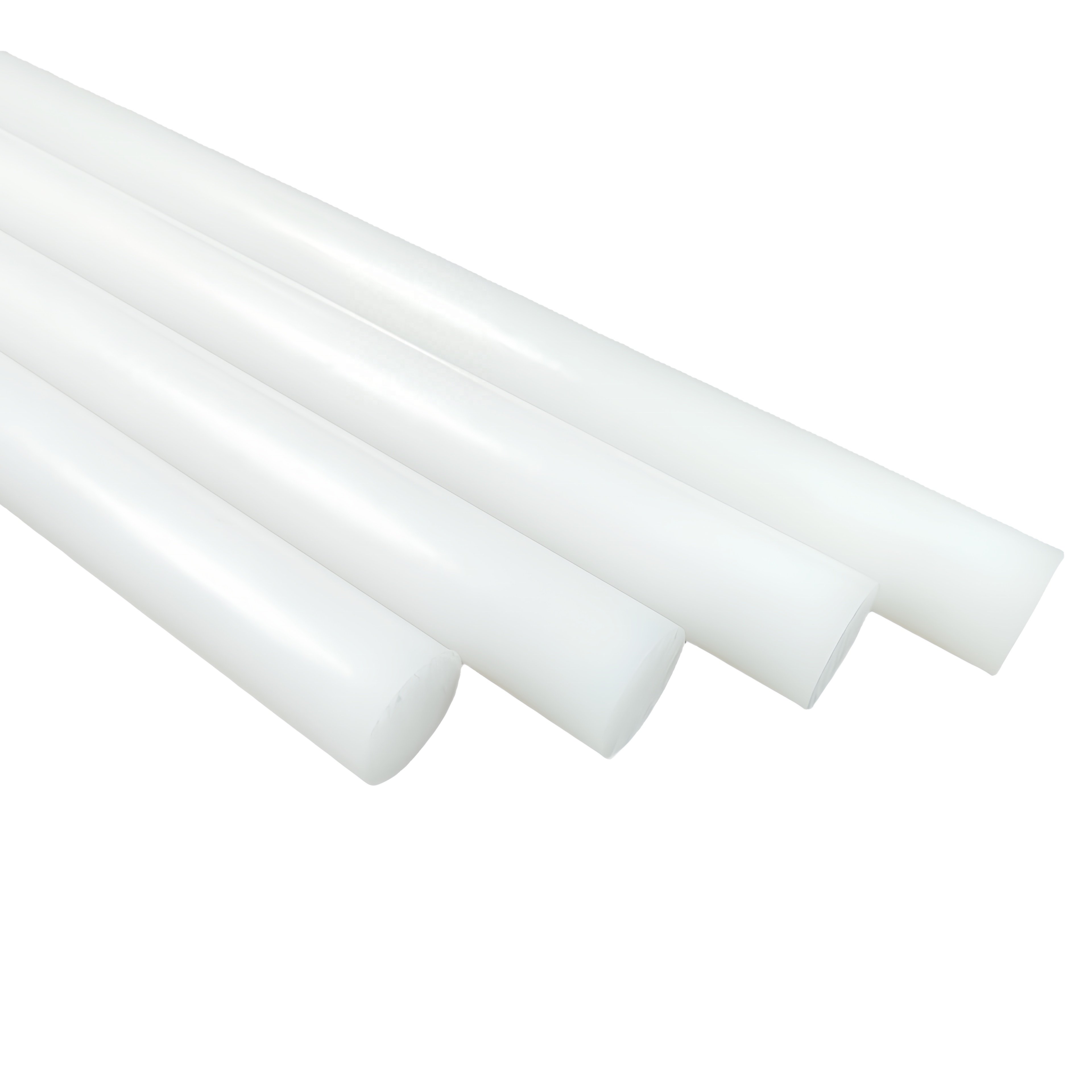 Professional cnc Plastic Factory Chemical Stability PVDF Rod high-end engineering Polyvinylidene PVDF rod
