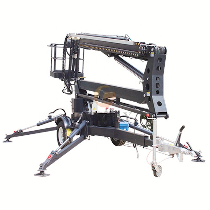 10m~20m 200kg Tower Lift Lift Trailer sky lift