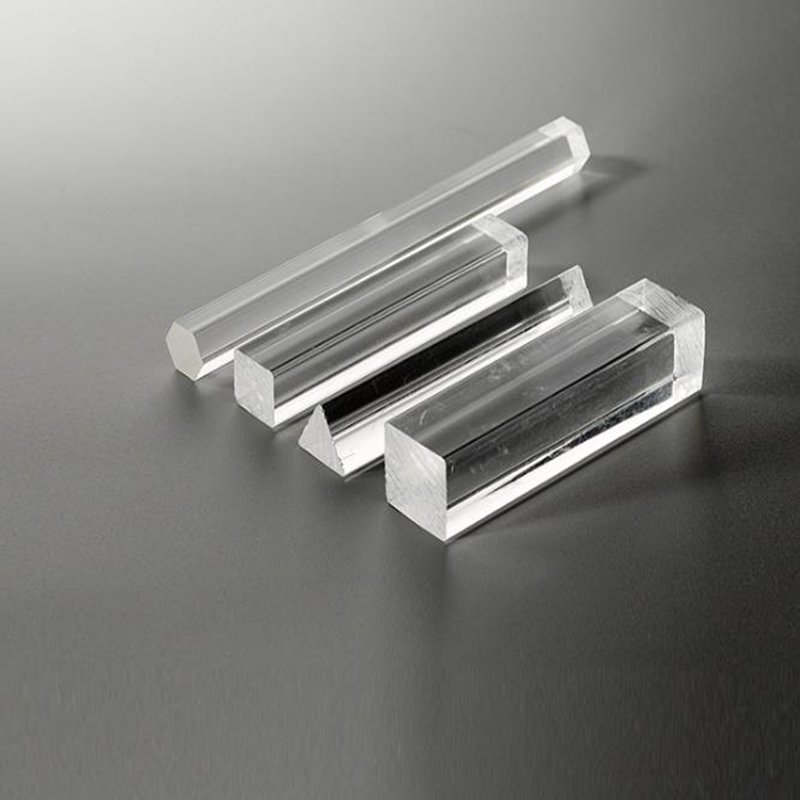clear acrylic rod, Customized rectangular square Triangle Hexagonal shaped plastic Acrylic/PMMA/perspex rod bar