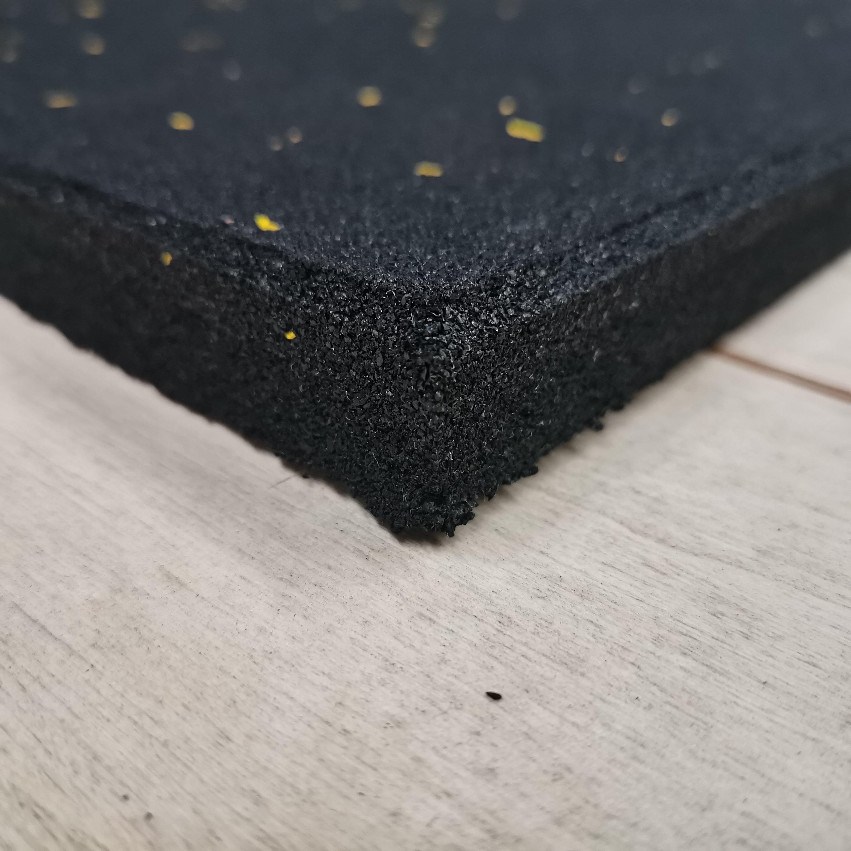 High Density Indoor Star-studded finer Granular SBR Rubber bricks Fitness Rubber Mats Rubber Flooring Tile