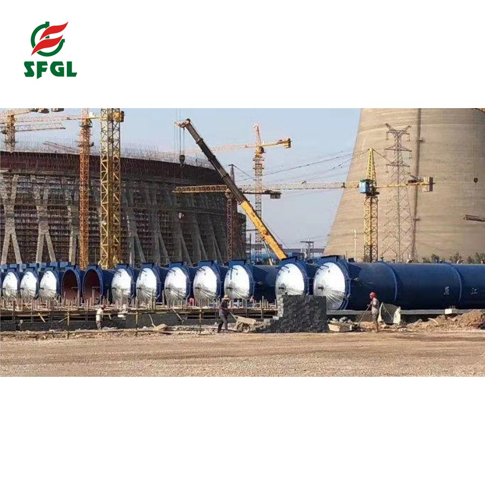 Autoclave for rubber, wood, gypsum, glass