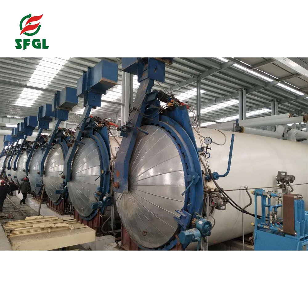 Autoclave for rubber, wood, gypsum, glass