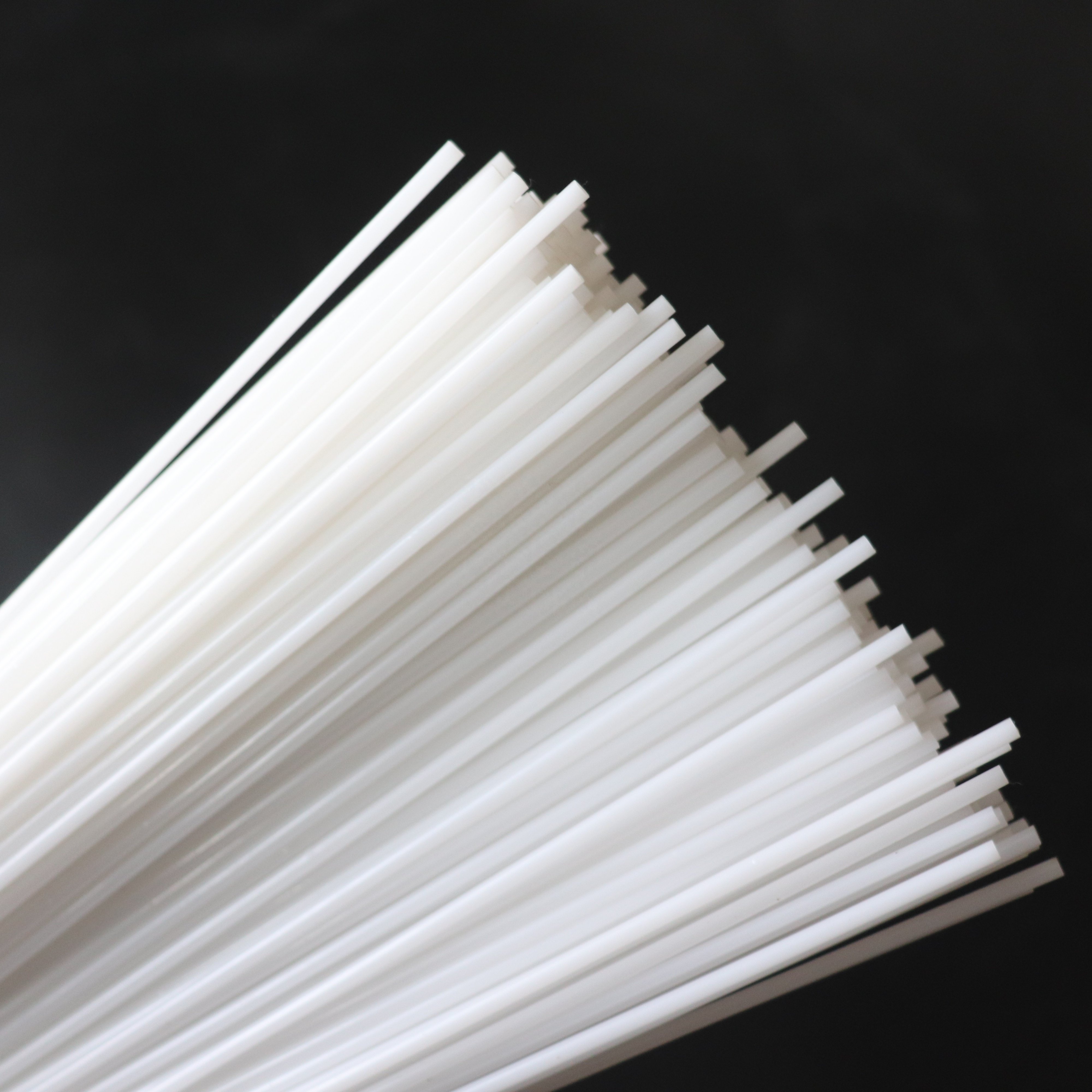 High Performance Industrial Rigid Plastic PA Rod Extrusion Extruder 4mm Thin Small Diameter NYLON Rod