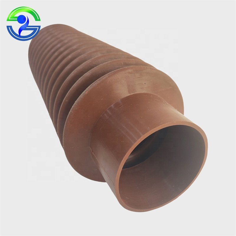 Cheap Flexible Epdm Nbr Fkm Professional Custom Silicone Rubber Bellows Dustproof Sleeve Protective Rubber Bellow Dust Cover