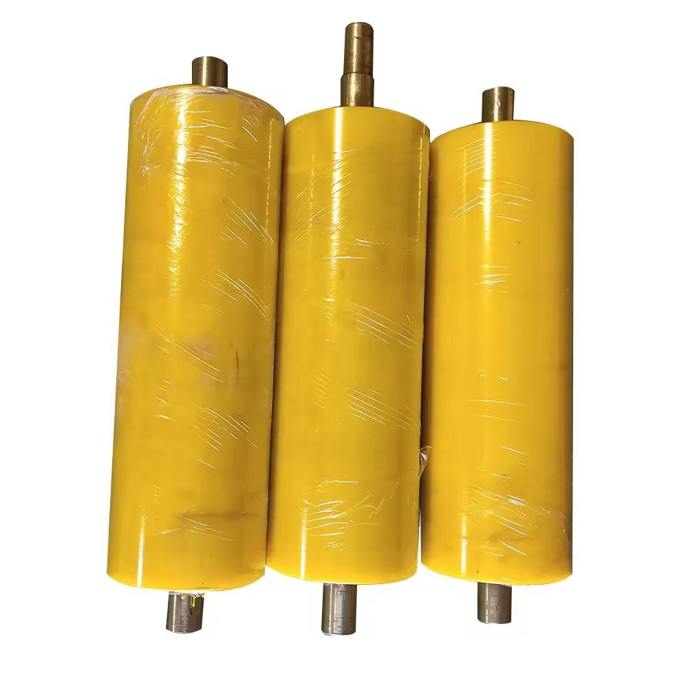Polyurethane rubber roller Rubber roller for conveyor belt