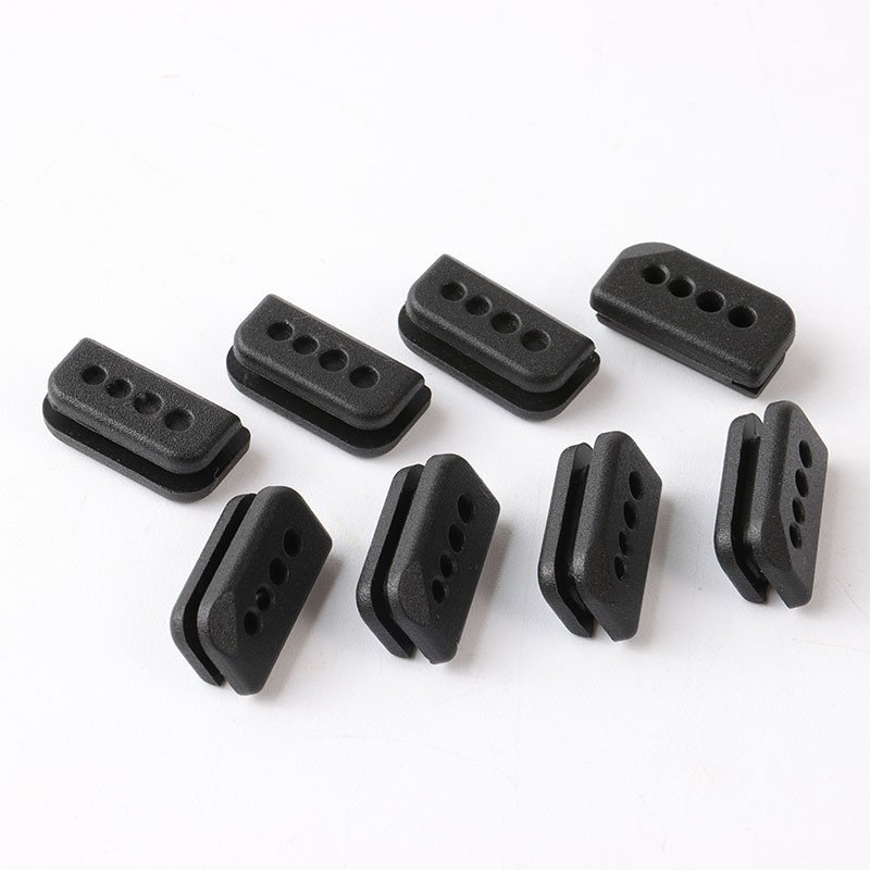 custom rubber products rectangular silicone rubber square seal grommet for cable square rubber grommet