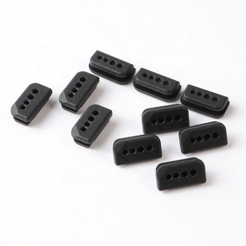 custom rubber products rectangular silicone rubber square seal grommet for cable square rubber grommet