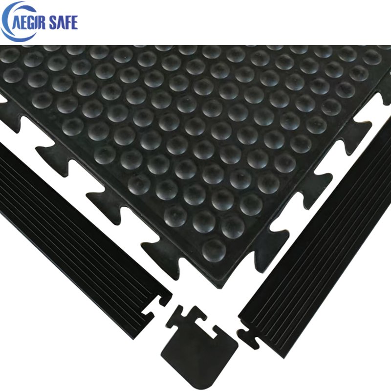 First Class Antistatic Rubber Floor Mat Antifatigue Mat With Polyester Cover