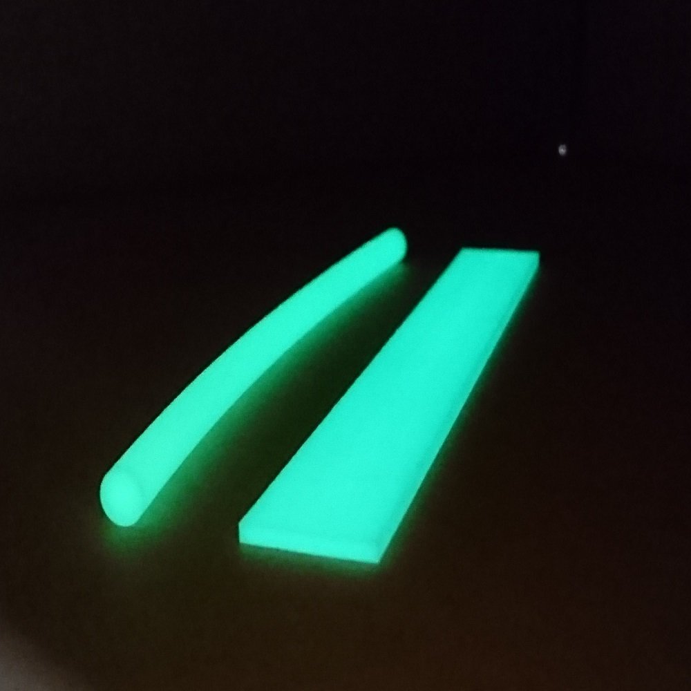 Luminous Silicone Rubber Extrusion T=6mm W=10mm L=10m