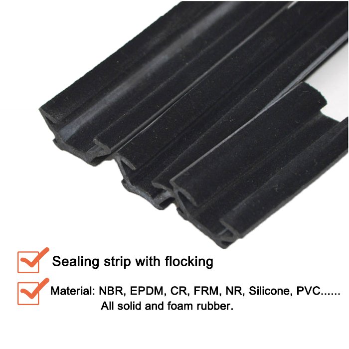 Rubber EPDM Foam Sponge Sealing Strip for Car Door Window
