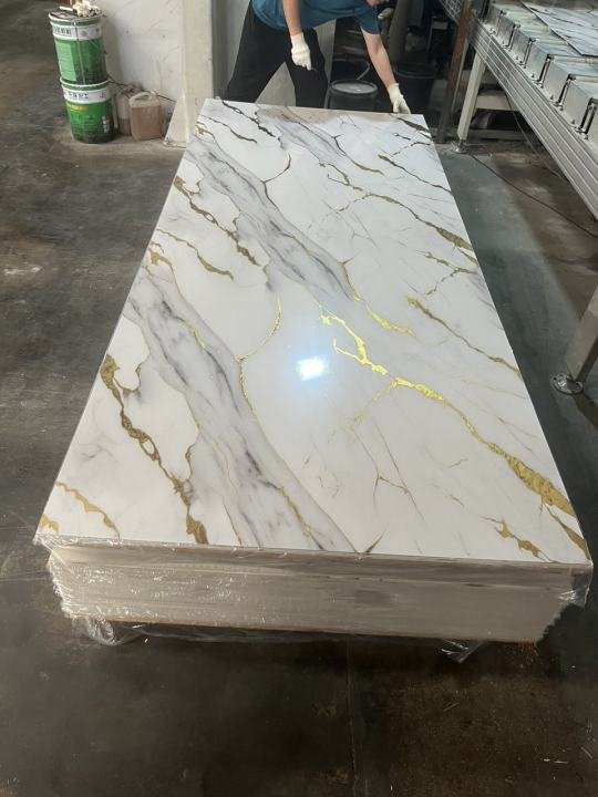 interior marble pvc bathroom marble stone wall panel high quality waterproof panels pvc sheet indoor wall panel marble
