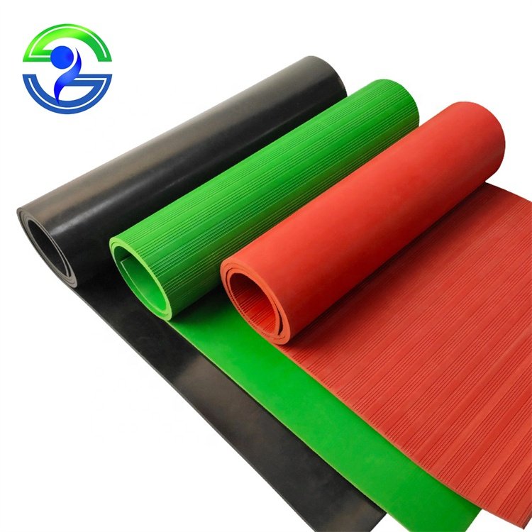 Insulating Rubber Plate High Voltage Distribution Room Floor Mat Industrial Rubber Wear Resistant Flat Insulation Rubber Mat