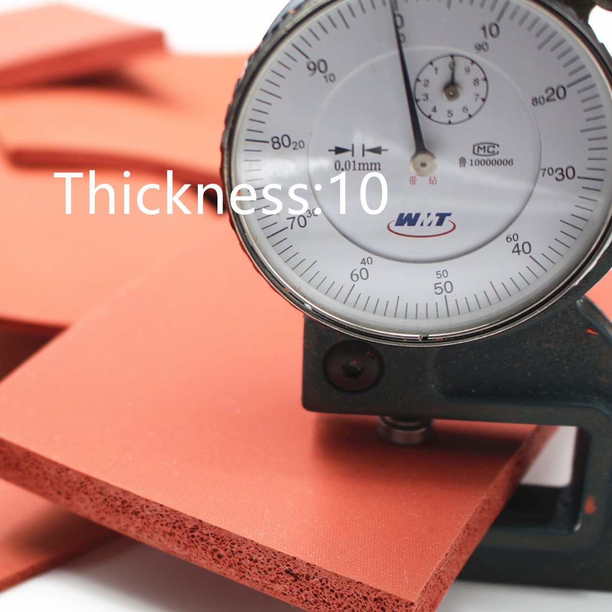 Customized Color Size Heat Resistance Low Density Tear Resistance 10 * 500 * 500mm Silicone Rubber Foam Sheet