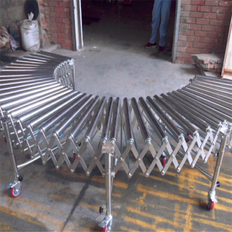 Flexible Expandable Gravity Plastic Skate Wheel Roller Conveyor