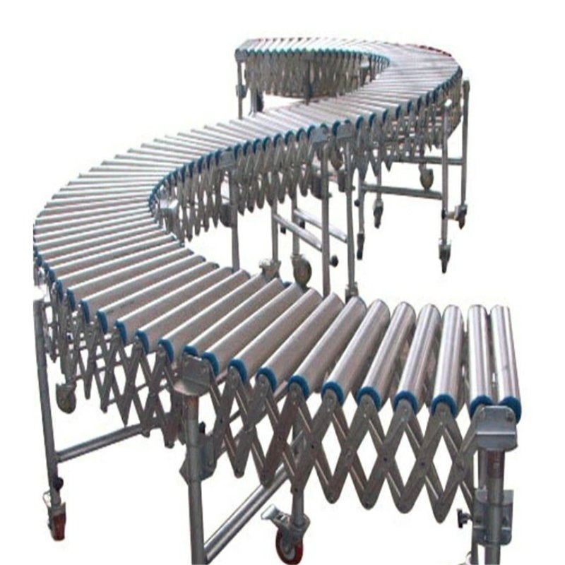 Flexible Expandable Gravity Plastic Skate Wheel Roller Conveyor