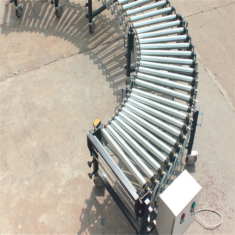 Flexible Expandable Gravity Plastic Skate Wheel Roller Conveyor