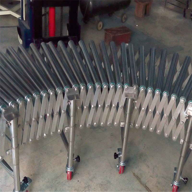 Flexible Expandable Gravity Plastic Skate Wheel Roller Conveyor