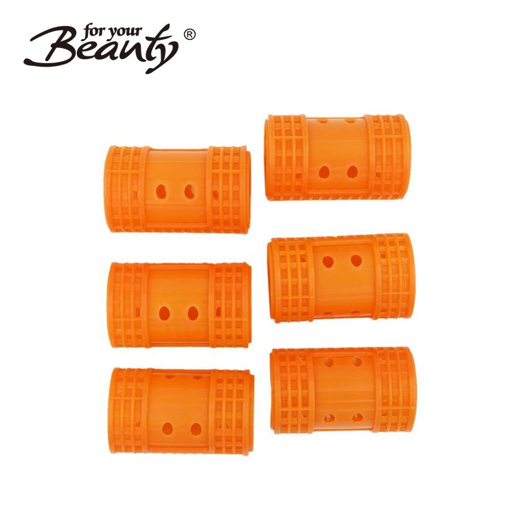 Salon Plastic Perm Rod Snap-on Magnetic No Heated Rollers Hair